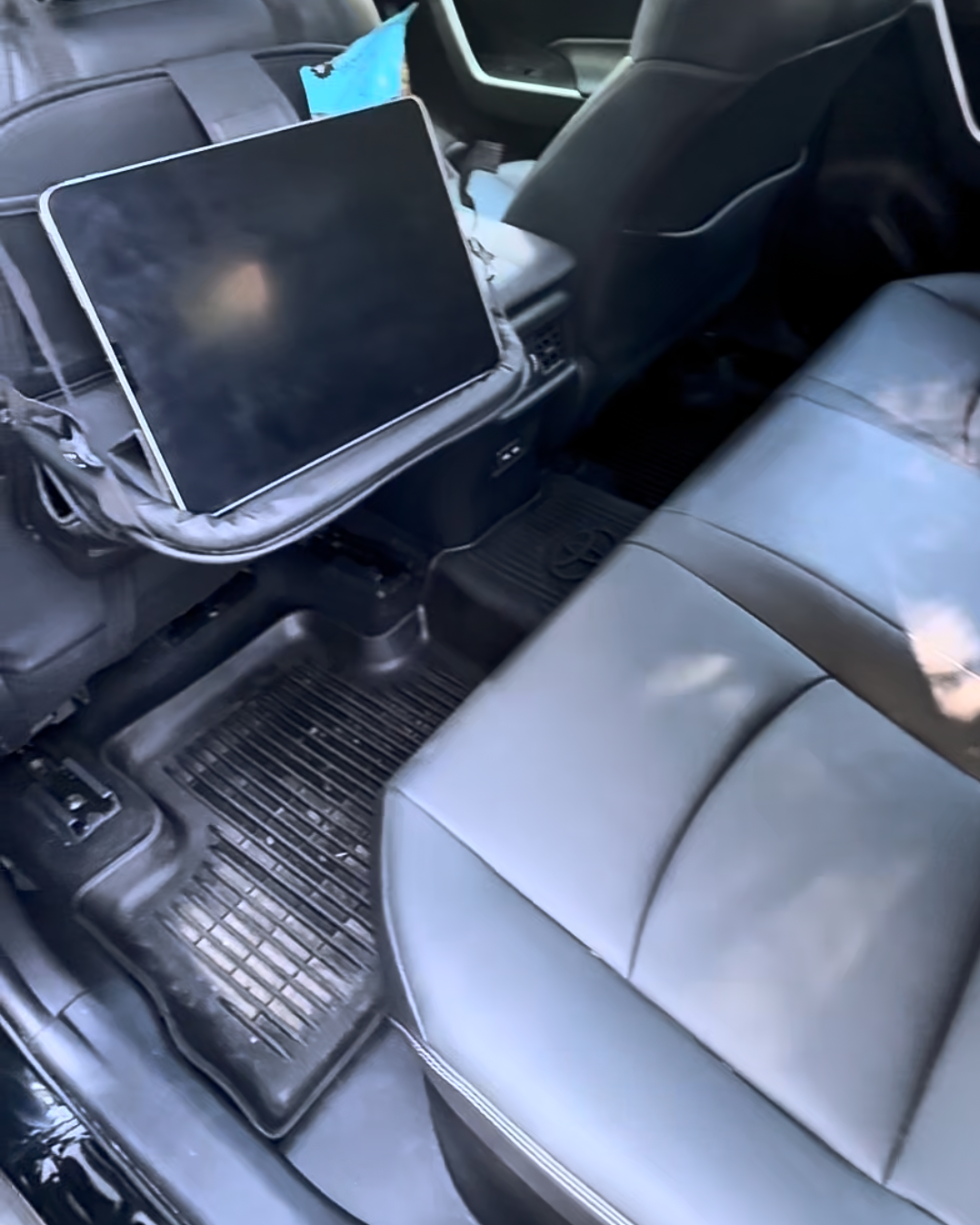 Premium Backseat Organizer with Fold-Down Tray